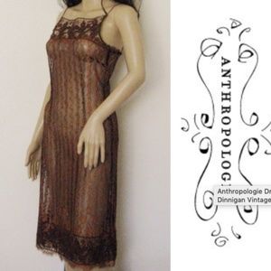 Collette Dinnigan Vintage Lace Slip Dress
